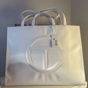 Large Shopping Bag - White